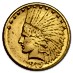 1915 15.045 Gram US Indian Head Gold Eagle Coin thumbnail