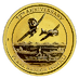 2016 1/10 oz Tuvalu Pearl Harbor 75th anniversary Gold Coin thumbnail
