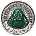 2019 1 oz Australian Laughing Buddha Antique-Finished Silver Coin thumbnail