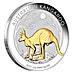 2019 1 oz Australian Kangaroo Gilded Silver Bullion Coin thumbnail