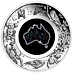 2026 1 oz Australian Great Southern Land Proof Silver Coin - Matrix Opal thumbnail