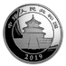 2019 1 Kilogram Chinese Silver Panda Proof Bullion Coin thumbnail