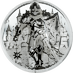 2024 5 oz Cook Islands Iron Knight Ultra High Relief Silver Coin thumbnail