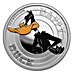 2018 1/2 oz Tuvalu Looney Tunes Daffy Duck Silver Coin thumbnail