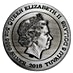 2018 5 oz Tuvalu Dragon Antiqued High-Relief Silver Coin (With Box & COA) thumbnail