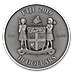 2019 3 oz Fiji Mandala Art Gothic Antique Finished Silver Coin thumbnail