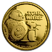 2019 1/4 oz Niue Island Star Wars: The Rise Of Skywalker - BB8 & D-O Gold Coin thumbnail