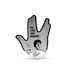 1 oz Niue Silver Star Trek - The Vulcan Salute thumbnail