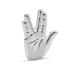 1 oz Niue Silver Star Trek - The Vulcan Salute thumbnail