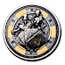 2024 1 oz Palau Poker Card Guard Antique Silver Coin thumbnail