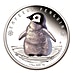 2017 1/2 oz Tuvalu Polar Babies Emperor Penguin Silver Coin thumbnail