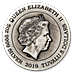 2019 5 oz Tuvalu Silver Dragon Antiqued High Relief Coin (With Box & COA) thumbnail