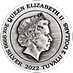2022 2 oz Tuvalu Dragon Antique-Coloured Finish Silver Coin thumbnail