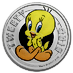 2018 1/2 oz Tuvalu Looney Tunes Tweety Bird Silver Coin thumbnail