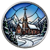 1 oz Scottsdale Mint Raised Ink Chapel Silver Proof Round thumbnail