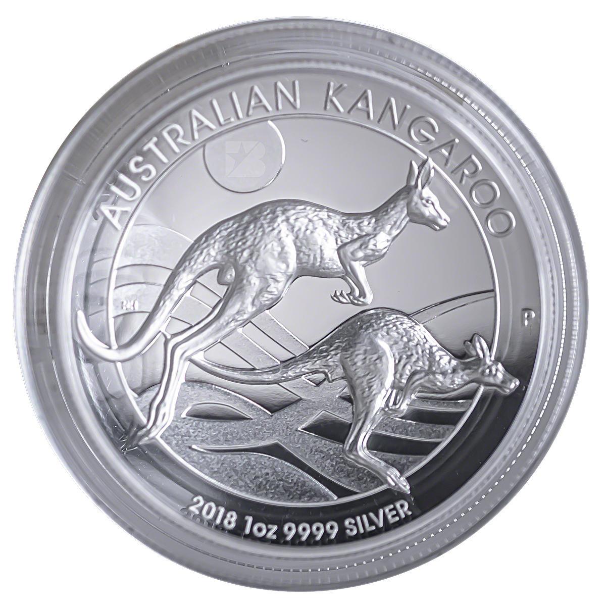 2018 Australia 1 oz Silver 25th Anniversary Kangaroo (F15