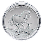 Australia Silver Brumby 2020 - Proof High Relief - 2 oz