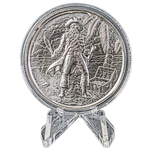 2 oz “The Captain” Silver Round (Pre-Owned in Good Condition)