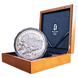  2008 1 kilogram Chinese Silver Beijing Olympics Proof Coin (Pre-Owned in Good Condition)