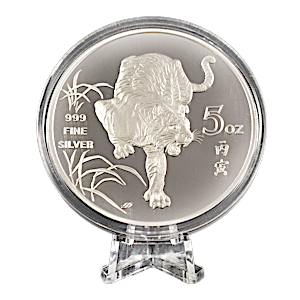 1986 5 oz Singapore Mint Silver Lunar Series 