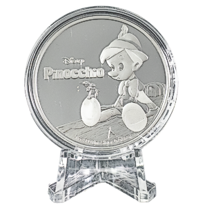 2018 1 oz Niue Silver Pinocchio Coin (Pre-Owned in Good Condition)