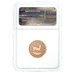 2010 1/4 oz South African Gold Krugerrand Proof Bullion Coin - Graded PF 69 by NGC