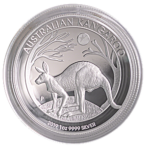 2019 1 oz Australian Kangaroo High-Relief Proof Silver Bullion Coin