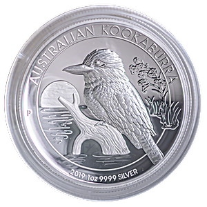 2019 1 oz Australian Kookaburra High-Relief Proof Silver Bullion Coin