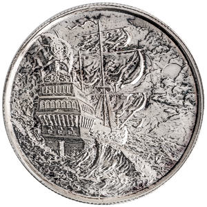 2 oz The Privateer Silver Round (Pre-Owned in Good Condition)