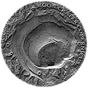 2019 1 oz Niue Copernicus Crater Silver Coin