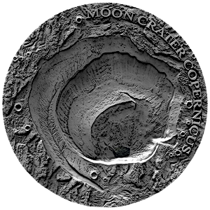 2019 1 oz Niue Copernicus Crater Silver Coin