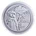1 oz Singapore 50th Anniversary Silver Medallion - Merlion with Singapore Map Design thumbnail