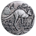 2016 2 oz Australian Kangaroo Antique-Finished Silver Bullion Coin (Pre-Owned in Good Condition) thumbnail