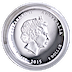 2015 1 oz Australian Lunar Series Proof High Relief Silver Bullion Coin With Box and COA thumbnail