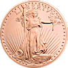 1 AVDP oz Saint Gaudens Copper Round