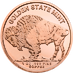 1 AVDP oz Buffalo Copper Round thumbnail