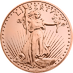 1 AVDP oz Saint Gaudens Copper Round thumbnail