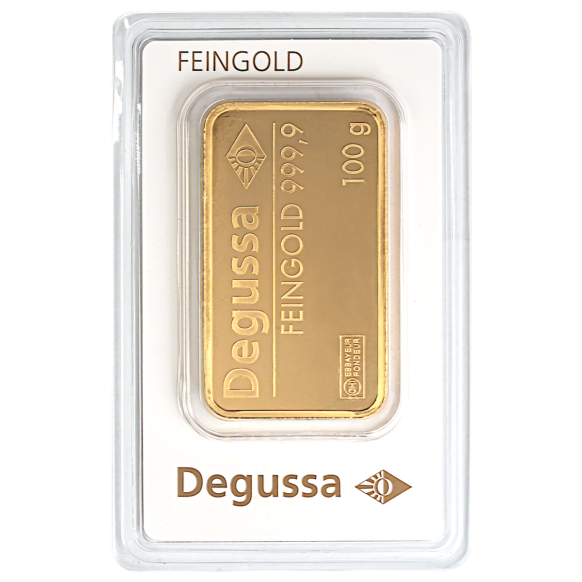 Buy 100 Gram Degussa Gold Bullion Bar (Pre-Owned)