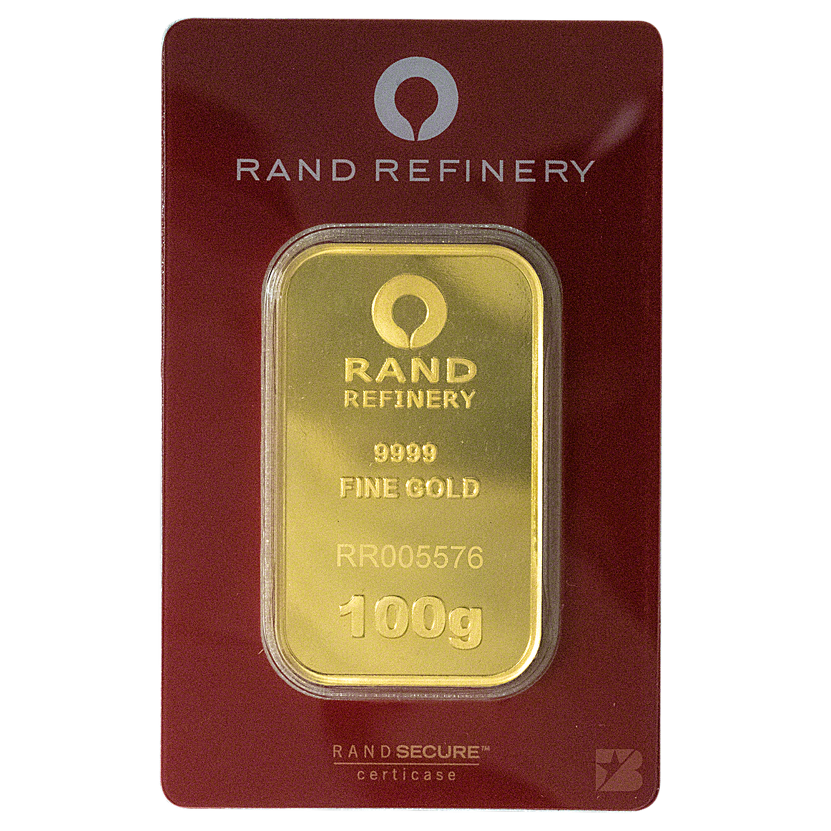 1 oz Gold Bar Rand Refinery (New in Assay)