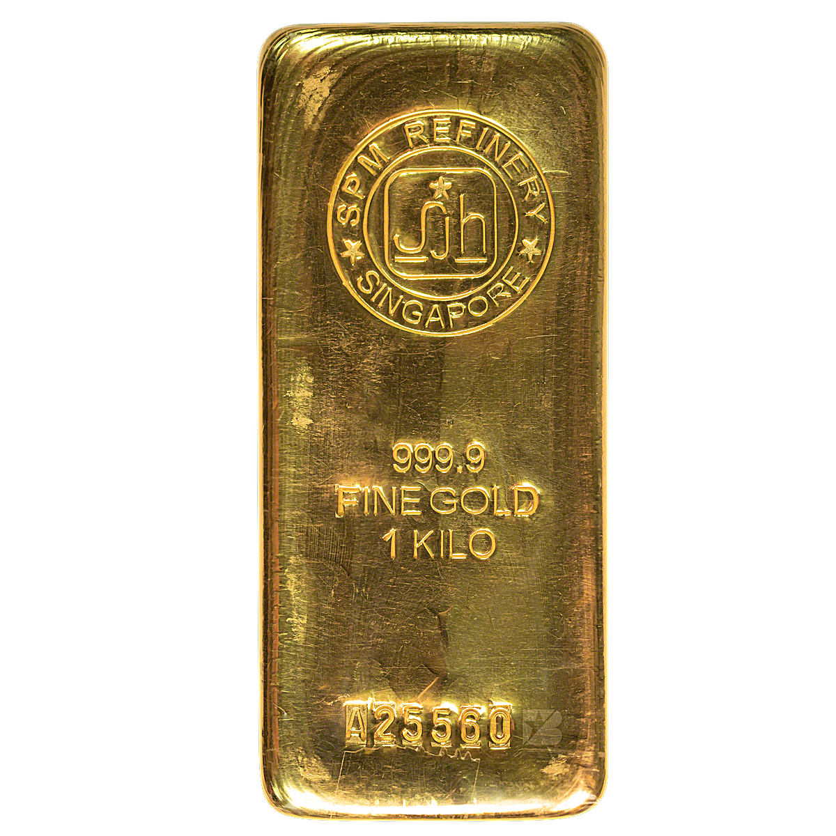 Buy 1 Kilogram SPM Refinery Gold Bullion Bar