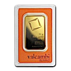 Buy 50 Gram Valcambi Swiss Gold Bullion Bar