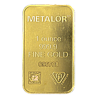 Metalor Gold Bars Metalor Gold Bars