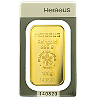 Heraeus Gold Bars Heraeus Gold Bars