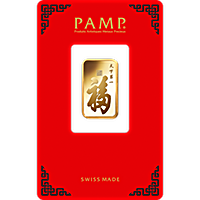 PAMP Gold Bar - True Happiness - Circulated in good condition - 10 g PAMP Gold Bar - True Happiness - Circulated in good condition - 10 g