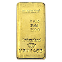 Metalor Gold Bar - 1 kg Metalor Gold Bar - 1 kg
