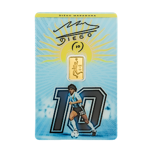 1 Gram Maradona Gold Bullion Bar