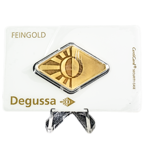 1 oz Degussa Gold Bar - Diamond Design 1 oz Degussa Gold Bar - Diamond Design