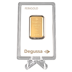 20 gram Degussa Gold Bar (Pre-Owned in Good Condition)