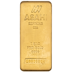 1 Kilogram Asahi Refining Gold Bullion Bar