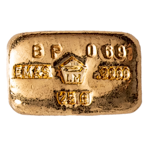 25 Gram Logam Mulia Cast Gold Bullion Bar